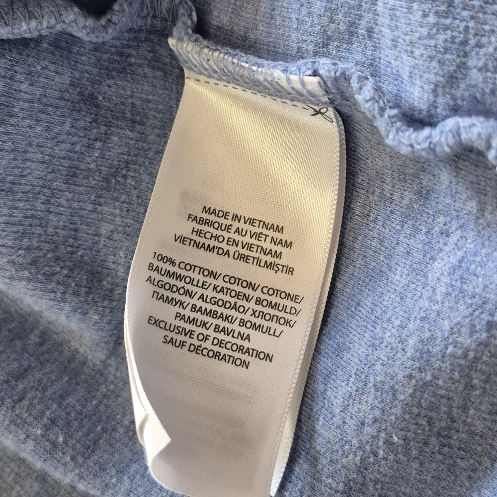 Men's Light Blue Quarter-Zip Polo Sweater - Picture 6 of 6